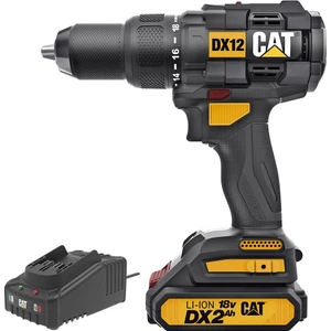 DX12BC 18 Volt 2.0 Ah Li-Ion Tek Akülü Kömürsüz Profesyonel Şarjlı Darbeli Matkap