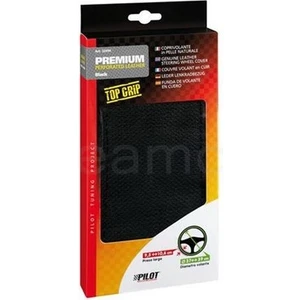 Lampa Pilot Premium Delikli Siyah Hakiki Deri Direksiyon Kılıfı 32994