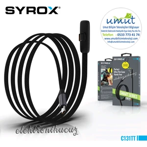 C131TT Type-C To Type-C 60W Oyuncu Kablosu, Şarj Kablosu 90 Derece LED Işıklı Yatay Kablo