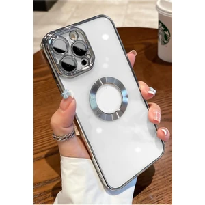 iPhone 15 Pro Max Kılıf Köşeleri Renkli Şeffaf Kamera Korumalı Silikon Luxury Kapak