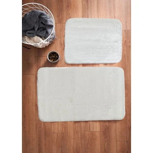 Kaplansoy Carpet 2 Li Banyo Paspası Banyo Halısı Post Peluş 50X80 cm - 50X40 cm