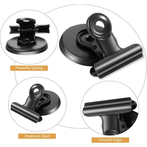 Mıknatıslı Klips Mandallı Buzdolabı Magnet Fotoğraf Kağıt Evrak Tutucu 38X30MM