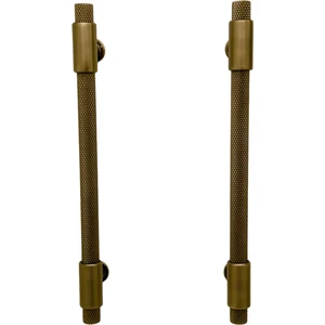 Handles Kulp Mobilya Dolap Mutfak Çekmece Kulpu 158 Mat Antik Sarı 224 mm ( 22,4 cm ) 2 Adet
