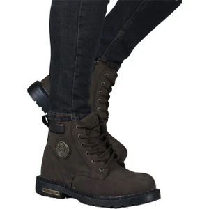 Motorcu Postal Erkek Bot KAHVERENGİ