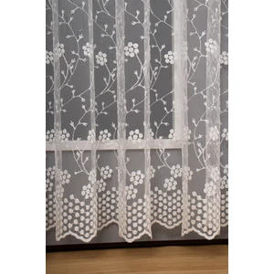 Winsev Tekstil Bahar Dalı Brode Işlemeli Tül Perde ( 1/3 Sık Pile )