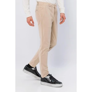 Erkek Likralı Beli Lastikli Kırışmaz Örme Kumaş Günlük ve Seyahat Pantolonu RN2750