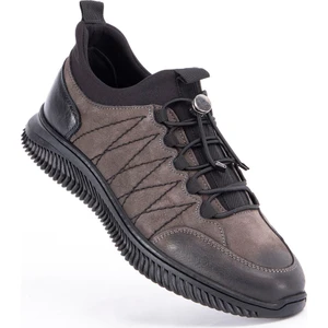 HAKİ NUBUK LASTİK BAĞCIKLI ERKEK SNEAKER