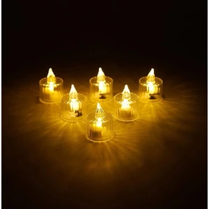 My Style Mystyle Dekoratif Altılı Kristal LED Tealight Mum