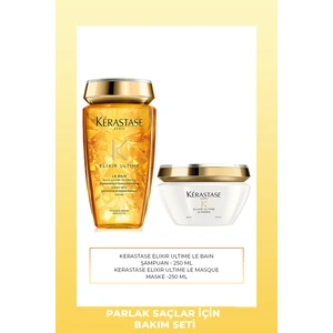 Elixir Ultime Le Bain Saç Banyosu 250 ml + Elixir Ultime Le Masque Saç Bakım Maskesi 200 ml