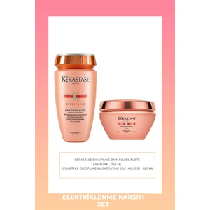 Discipline Maskeratine Saç Maskesi 200 ml + Kerastase Discipline Bain Fluidealiste Şampuan 250 ml