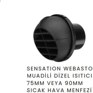 Webasto Muadili Dizel Isıtıcı 90MM Sıcak Hava Menfezi
