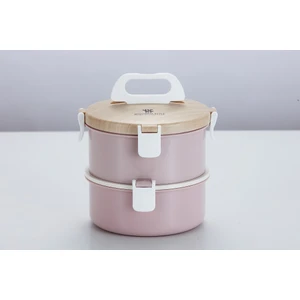 WS-008 1600ML Pembe Çelik Saklama Kabı