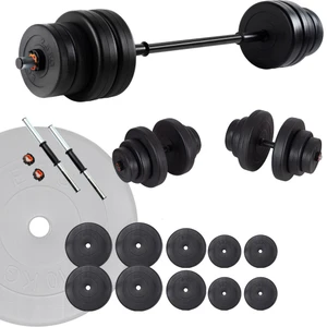 65 kg Halter Seti ve Dambıl Seti Ağırlık Fitness Seti