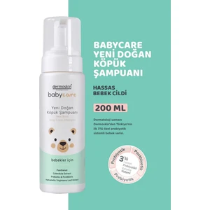 Bitkisel Bebek Yenidoğan Köpük Şampuanı | Probiyotikli Koruma Sistemi 200 ml