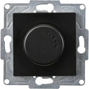 Eqona  Radius  Neoline Dimmer 1000VA, Metalik Siyah (Mekanizma + TuşKapak)