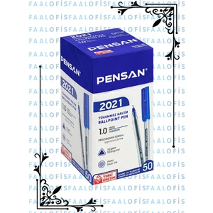 2021 Yüksek Kalite Tükenmez Kalem 50 Adet 1 Kutu