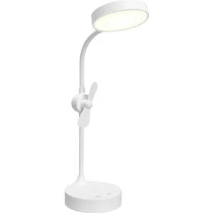 S-link SL-8740 360 Derece Ayarlanabilir Fanlı Makyaj Aynalı Masa Lambası ve Okuma Lambası