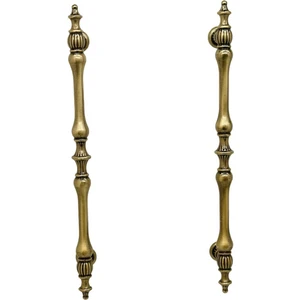Şehzade Antik Sarı Mobilya Dolap Mutfak Çekmece Kulpu  224 mm ( 22,4 cm ) 2 Adet
