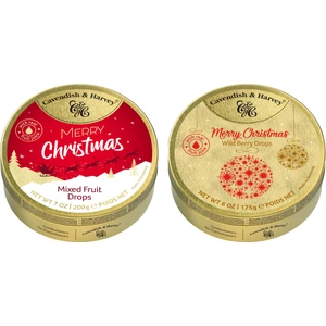 Cavendish & Harvey  2’li Böğürtlen ve Karışık Meyve Aromalı Yılbaşı Özel Şekerler 175 ve 200 gr Yeni Yıl Özel Atıştırmalık Şekerleme