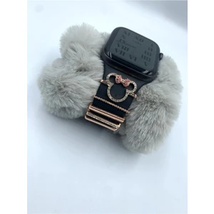 Psgt Apple Watch Uyumlu  Kordon Süsü ( Yüksek Kalite) Rose Gold