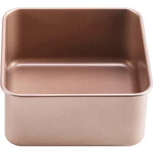 Altın Kare Kek Kalıbı Kalınlaşma Yapışmaz Antik Fırın Tepsisi Kare Derin Pişirme Tavaları Barbekü Ekmek Antik Kek Kalıbı (Yurt Dışından)