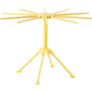 Katlanabilir Makarna Kurutma Rafı, Plastik Katlanabilir Spagetti Askı Erişte Kurutma Makinesi Standı, 10 Bar Saplı (Yurt Dışından)