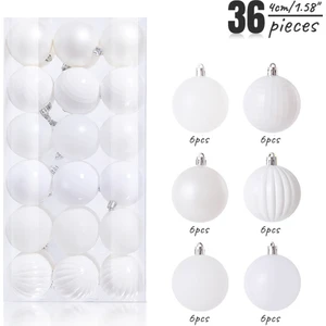 CCmoo Pretty Plastik Topu Klasik Noel Topu Pendant Noel Ağacı Pendant Dekorasyonu (Yurt Dışından)
