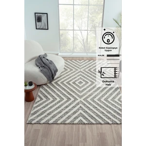 Konfor Sevilla 5506 Bukle Yumuşak Örgü Modern Dokuma Halı80x150