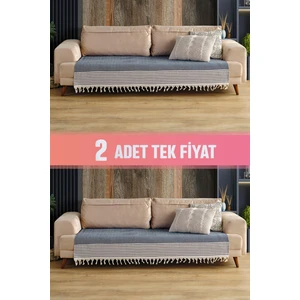 Sofia Oturma Alanını Örten 2 Adet Koltuk Örtüsü 115X200 CM