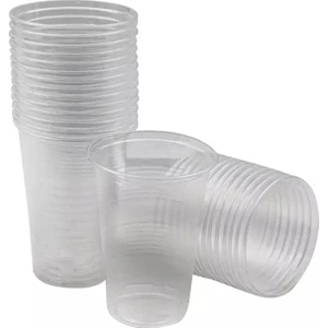 Space Cup Plastik Pet Bardak 1000 Adet 1'inci Kalite Otomat Uyumlu 180 cc