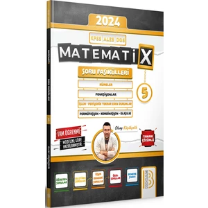 Benim Hocam Yayınları 2024 KPSS ALES DGS Matematix Soru Fasikülleri Sayısal Kümeler Fonksiyonlar İşlem Permütasyon 5