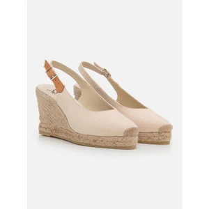 Su Espadril Pippa Ekru Kadın Dolgu Topuklu Espadril