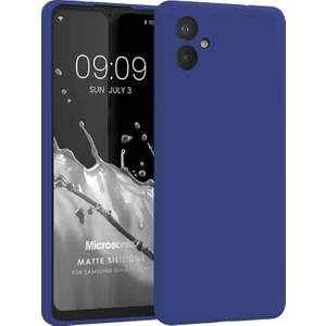 Matte Silicone Samsung Galaxy A05 Kılıf Lacivert