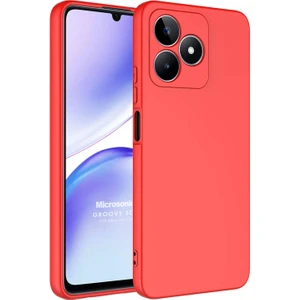 Realme C53 Kılıf Groovy Soft Kırmızı