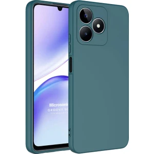 Realme C53 Kılıf Groovy Soft Koyu Yeşil