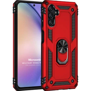 Samsung Galaxy A24 Kılıf Military Ring Holder Kırmızı