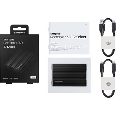 Samsung 1TB Samsung T7 Shield Usb 3.2 Taşınabilir SSD Siyah Fiyatı
