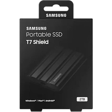 値下げ中 Samsung SSD T7Shield 2TB + Lexar SD Samsung T7 Shield 2TB Mini USB 3.2 Siyah Taşınabilir SSD Fiyatı
