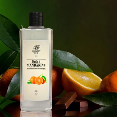 Rebul mandarine Spreyli Cam Şişe Kolonya Ikili Set 250ml