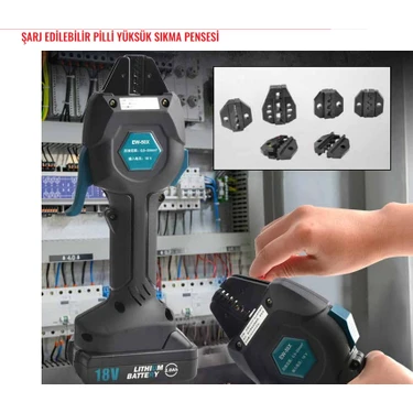 Zupper EW-50X Bataryalı Kablo Sıkma Pensesi Fiyatı