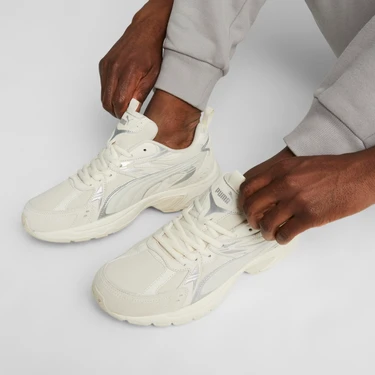 Puma Alpine Snow-Vapor Gray-Frosted Ivory Milenio Tech Suede Kırık Beyaz Günlük Spor