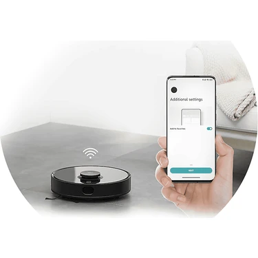 Xiaomi 8000PA Ultra Güç Wi-Fi Akıllı Kontrol Mi Robot S10T Robot Süpürge ve Paspas Lidar Tarama,