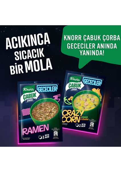 Çabuk Çorba Gececiler Crazy Corn 18 gr