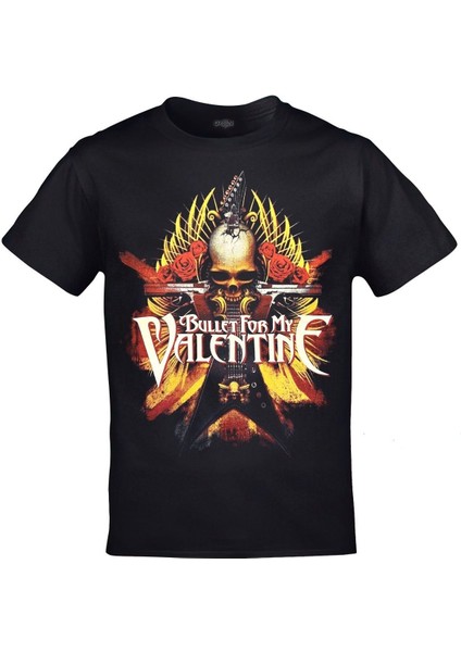 Bullet For My Valentine Siyah Erkek Tişört L