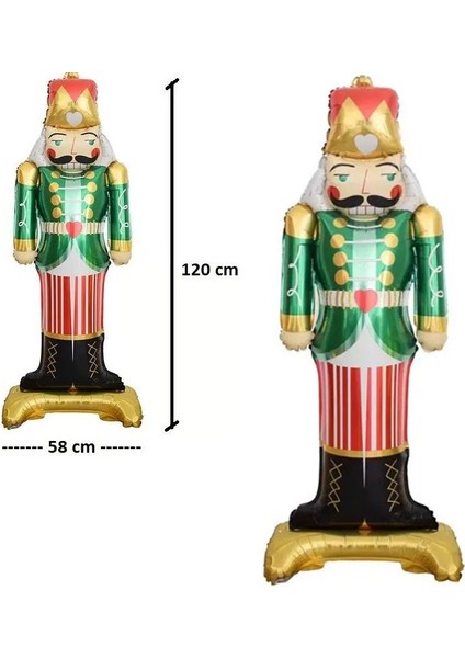 Yılbaşı Fındıkkıran Asker Süpershape Folyo Balon 120X58 Cm1 Adet
