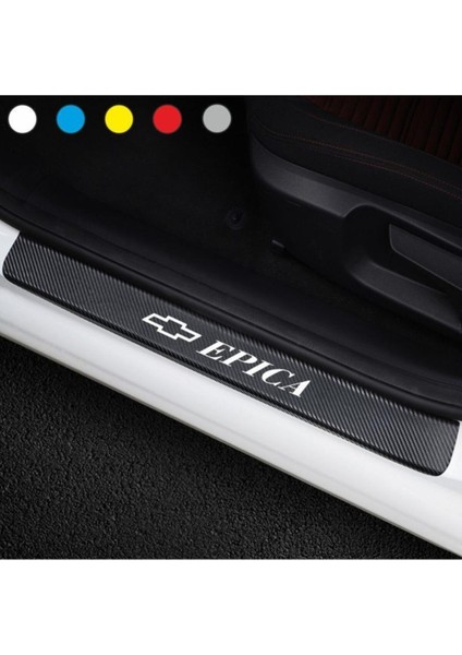 Chevrolet Epica Için Uyumlu Aksesuar Oto Kapı Eşiği Sticker Karbon 4 Adet 001 fiyatları