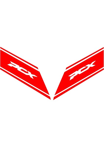 Motosiklet Sticker Pcx Kırmızı 001 modelleri