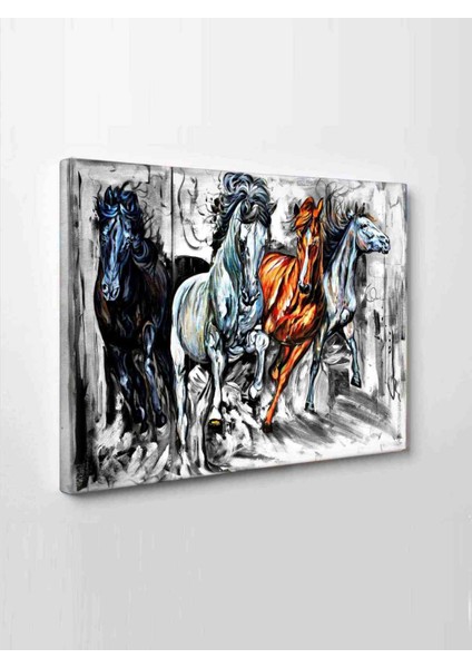 Sanatsal Güzel Atlar 100 x 70
