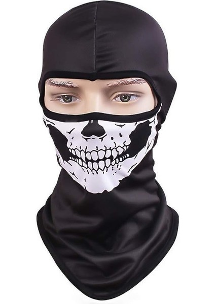Motosiklet Kurukafa Balaklava Skull Mask Rüzgar Geçirmez Motor Maske Soğuk Yüz Koruma Kar Maskesi