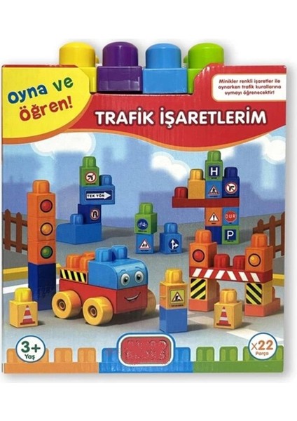 Trafik Işaretlerim 22 Parça (Oyna ve Öğren)